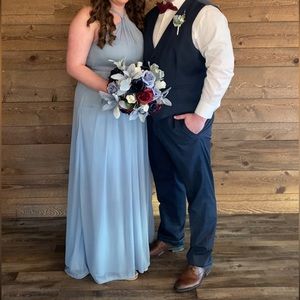 Birdy Grey Kiko Dress: Dusty Blue XL